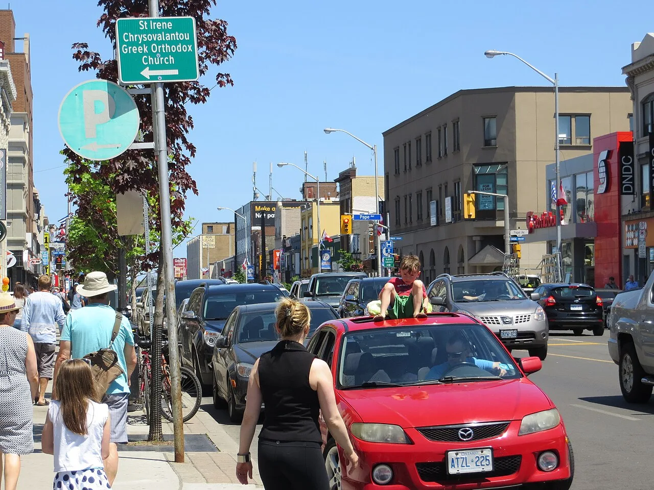 Greektown on the Danforth — tour stop photo